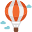 Heißluftballon-Icon